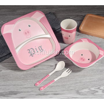 Fun Dish Bamboo Kids Dish Set